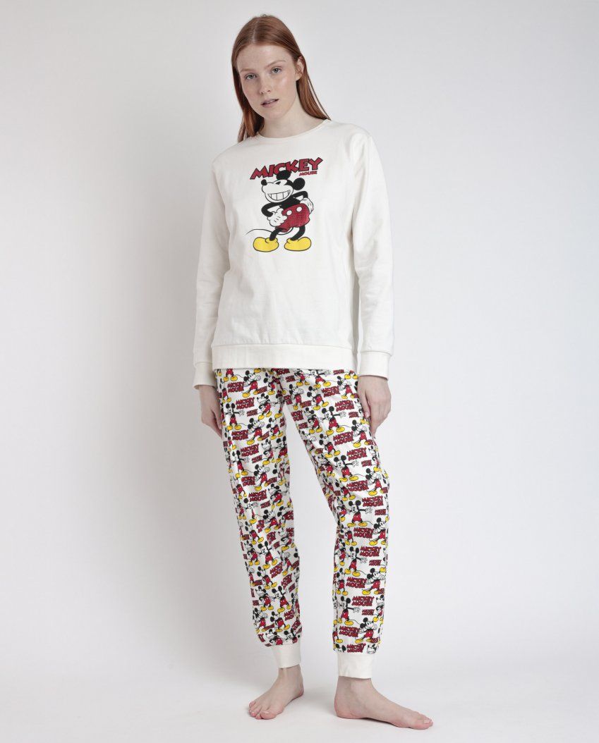 63314 PIJAMA MUJER MICKEY FELPA DISNEY ADMAS