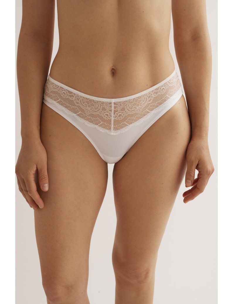 braguita bikini microfibra con encaje