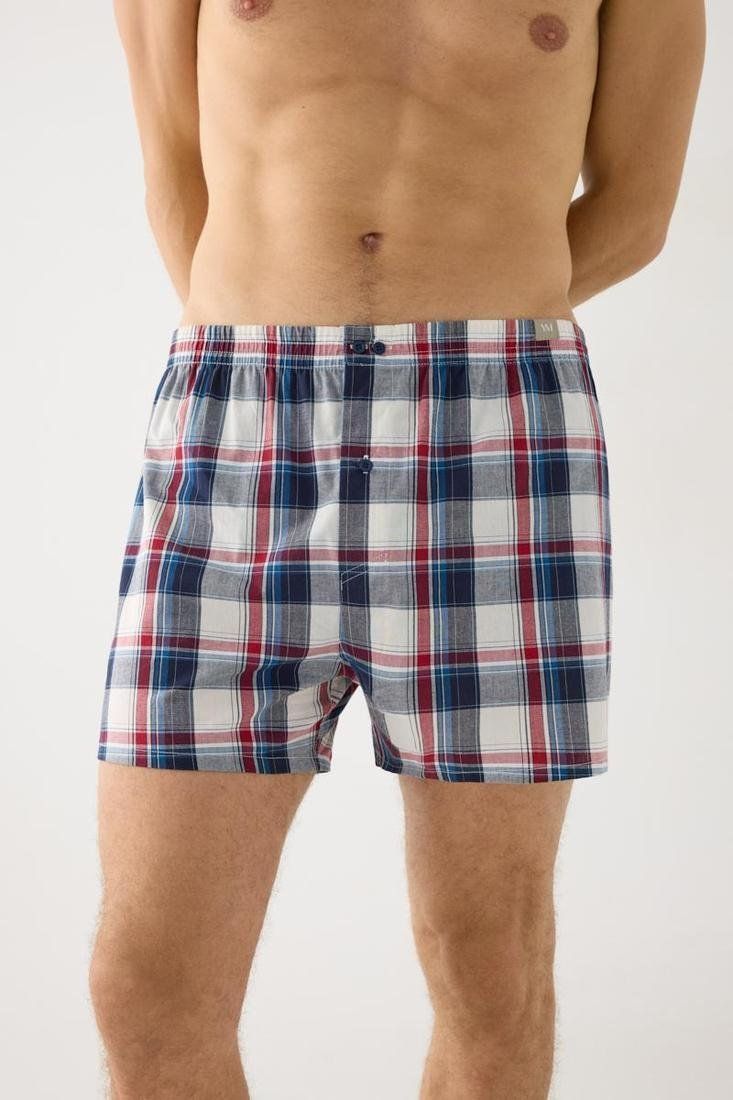 Bóxer de tela para hombre Ysabel Mora 20473 con estampado de cuadros escoceses.
