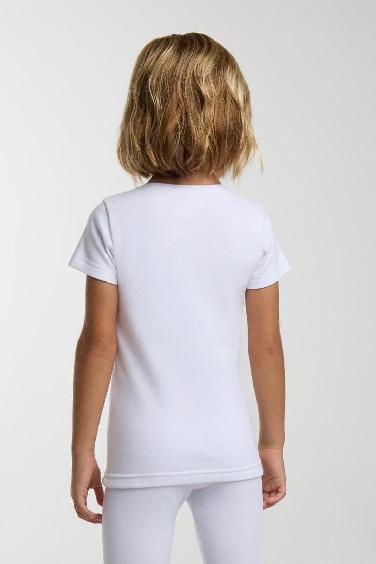 Pie de foto:camiseta interior afelpadada infantil ysabel mora 70311  Descripción:Vista trasera de la camiseta interior infantil de manga corta con interior afelpado Ysabel Mora 70312