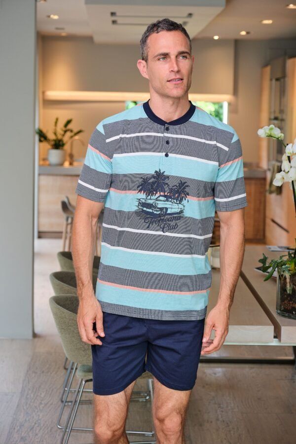 Pijama corto hombre Muslher al por mayor modelo 265016