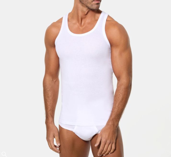 A0980 CAMISETA TIRANTE HOMBRE ABANDERADO