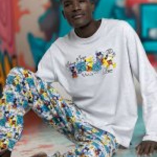 63228 PIJAMA HOMBRE MICKEY INTERLOCK DISNEY ADMAS