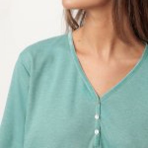 63595 PIJAMA MUJER INTERLOCK ADMAS GARDEN