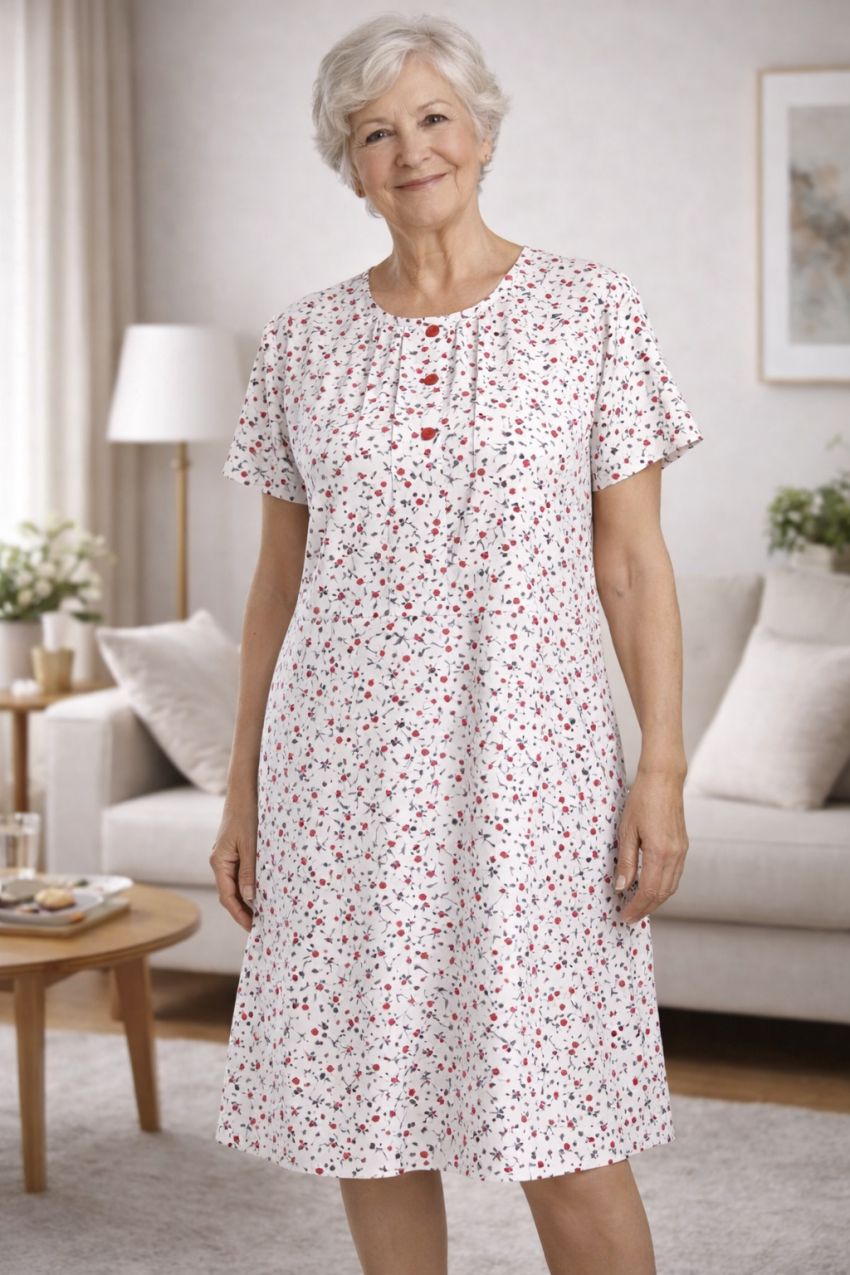 5415 CAMISON MUJER MANGA CORTA LIN