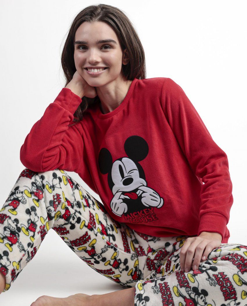 63669 PIJAMA MUJER CALENTITO COREL MICKEY DISNEY ADMAS