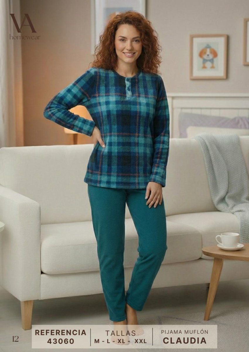 pijama mujer muflon vanila 53060