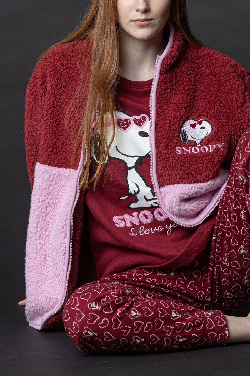 67116 BATA MUJER BORREGO SNOOPY ADMAS