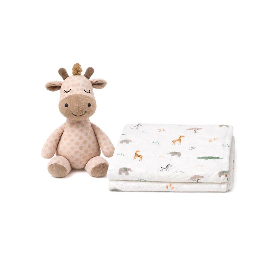 pe028 peluche mas manta jirafa