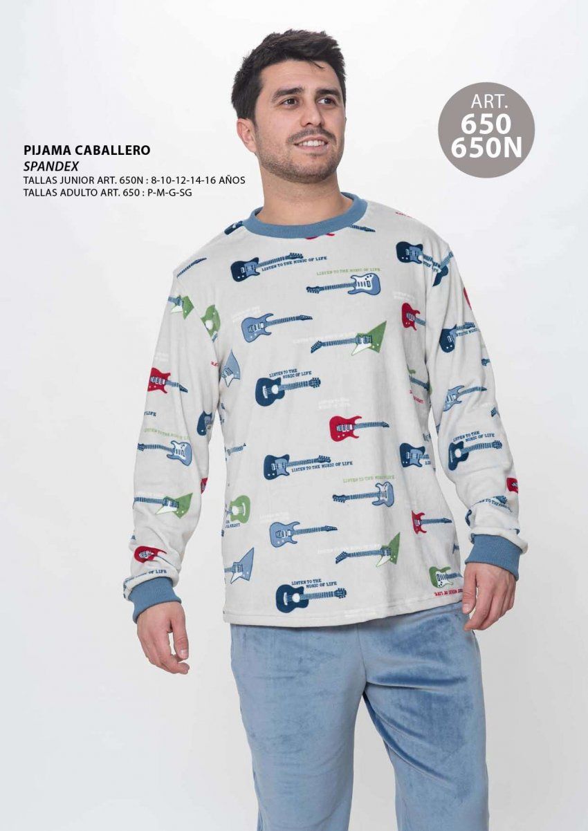 KN 650 PIJAMA CABALLERO SPANDEX KINANIT