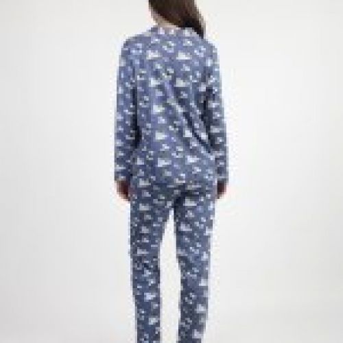 63419 PIJAMA MUJER ABIERTO 100% ALGODON SNOOPY ADMAS
