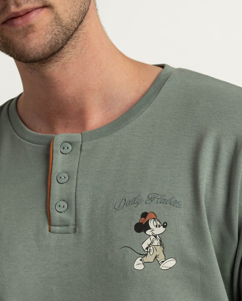 64913 PIJAMA HOMBRE ALGODÓN MICKEY DISNEY ADMAS