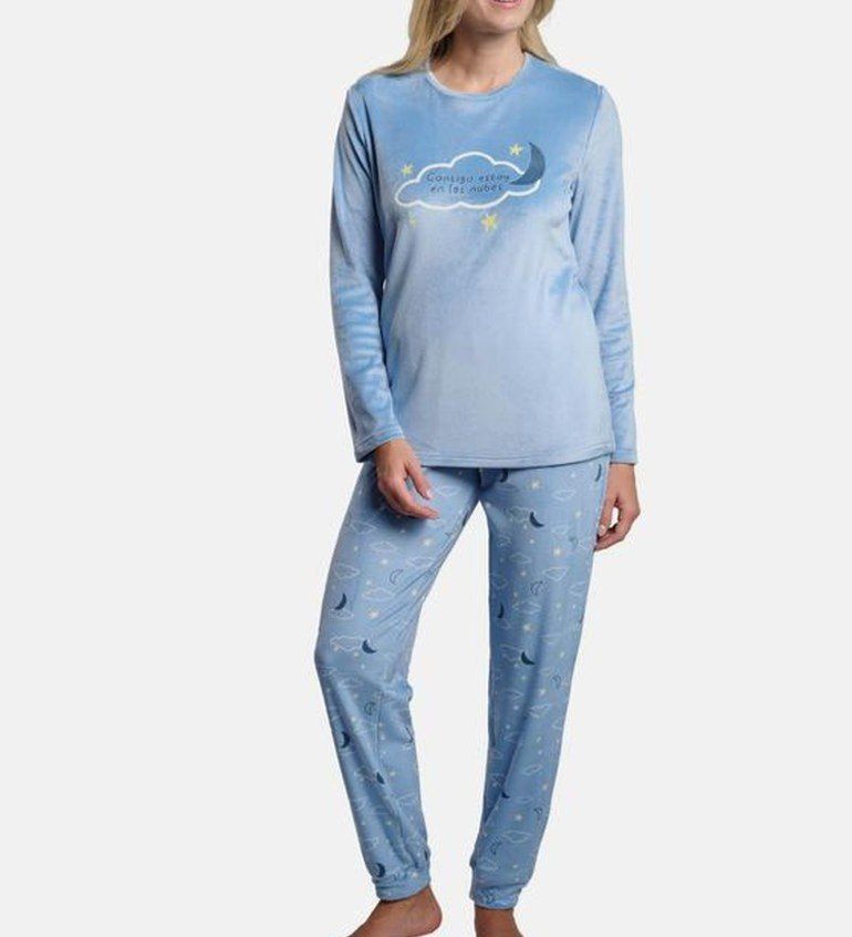 Pijama mujer Ysabel Mora azul celeste Ref. 26259