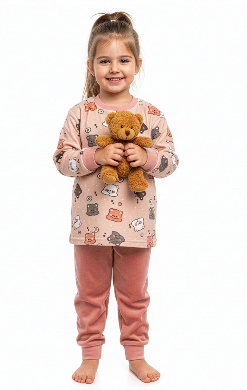 pijama infantil de 2 a 6 años en spandex de kinanit 264