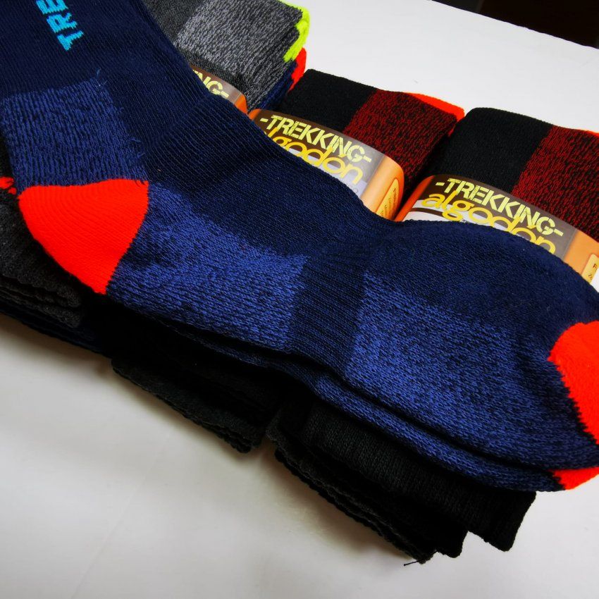 CALCETÍN TREKKING ALGODÓN UNIT.: 0,90€