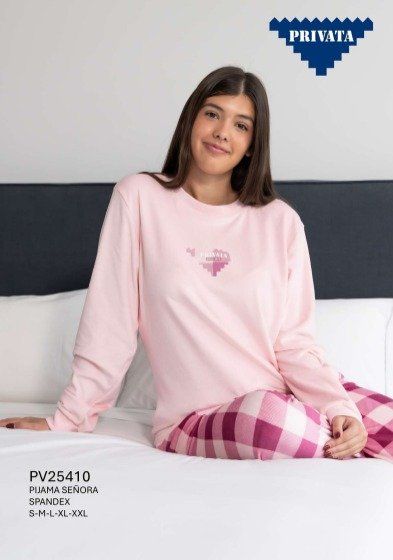 PV25410 PIJAMA MUJER SPANDEX PRIVATA