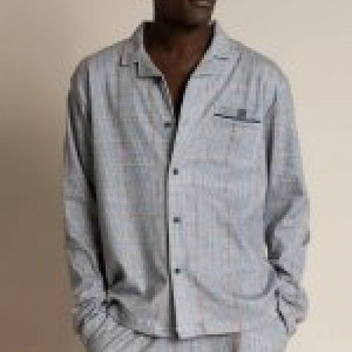 63796 pijama hombre de 100% algodon abierto de admas classico
