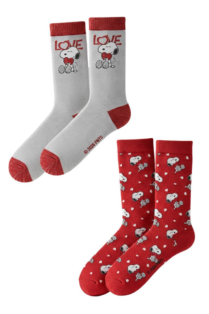 21364 CALCETIN MUJER EXPOSITOR SNOOPY LOVE ADMAS