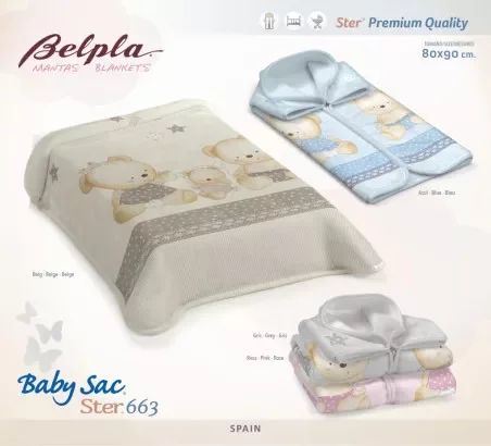 663 BABY SAC BELPLA MANTA SACO BEBE BELPLA