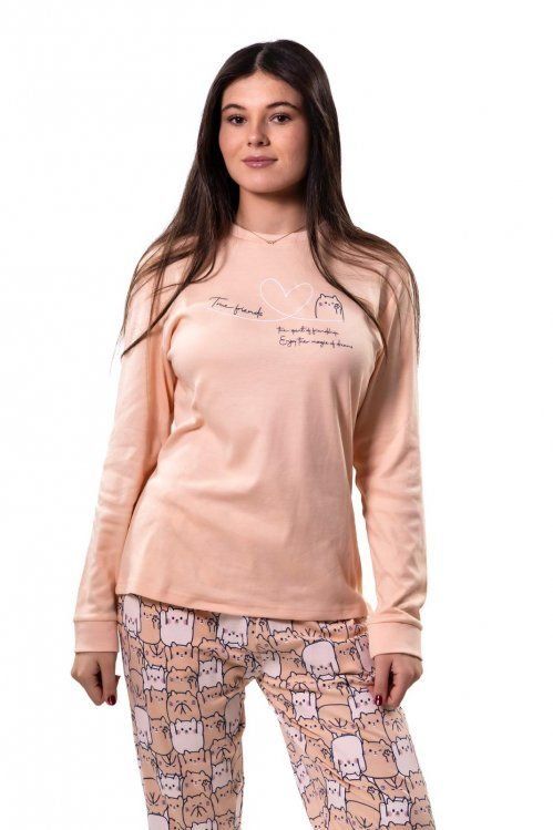 kn 522 PIJAMA MUJER ALGODON KINANIT