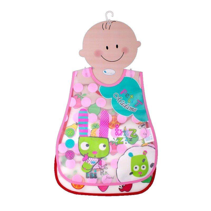 282  BABEROPLASTICO VELCRO PACK 2 INTERBABY