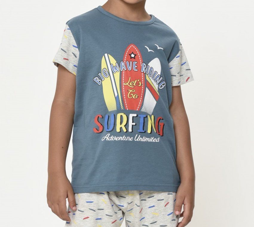 KN 304 PIJAMA NIÑO VERANO 8 A 16  KINANIT