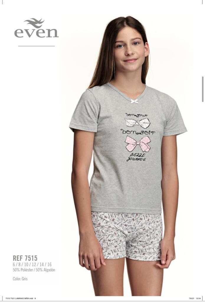 7515 PIJAMA NIÑA EVEN