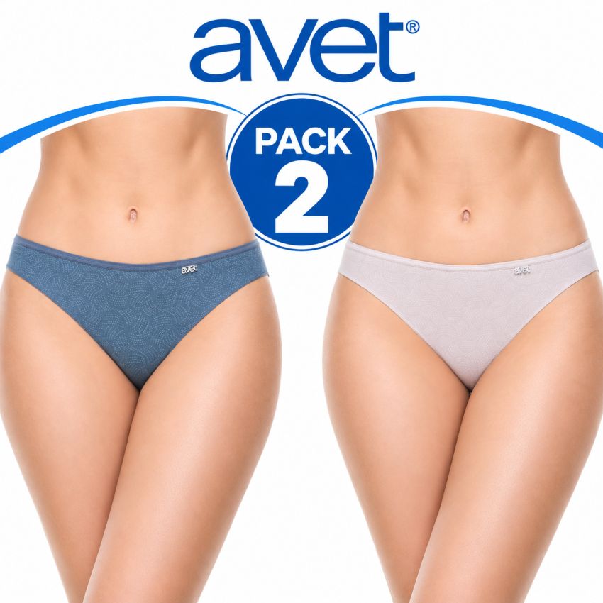 braga bikini mujer pack 2 poliamida avet