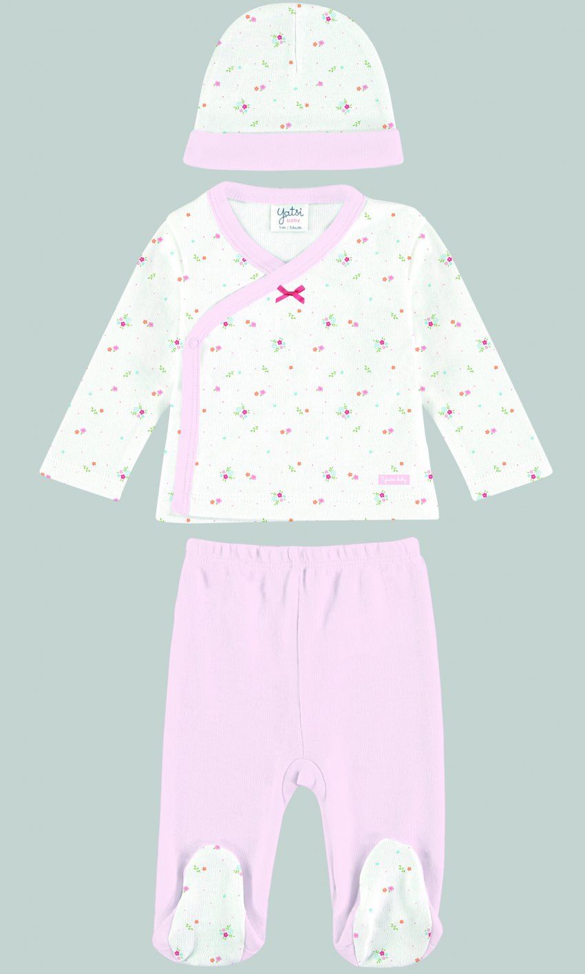 21130005 CONJUNTO BEBE M/L + GORRO YATSI