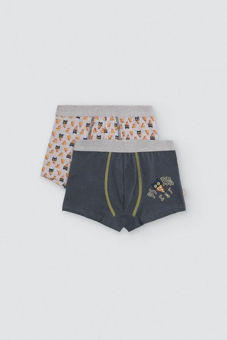Pack de 2 bóxers infantiles de algodón Nature estampados referencia 18477.