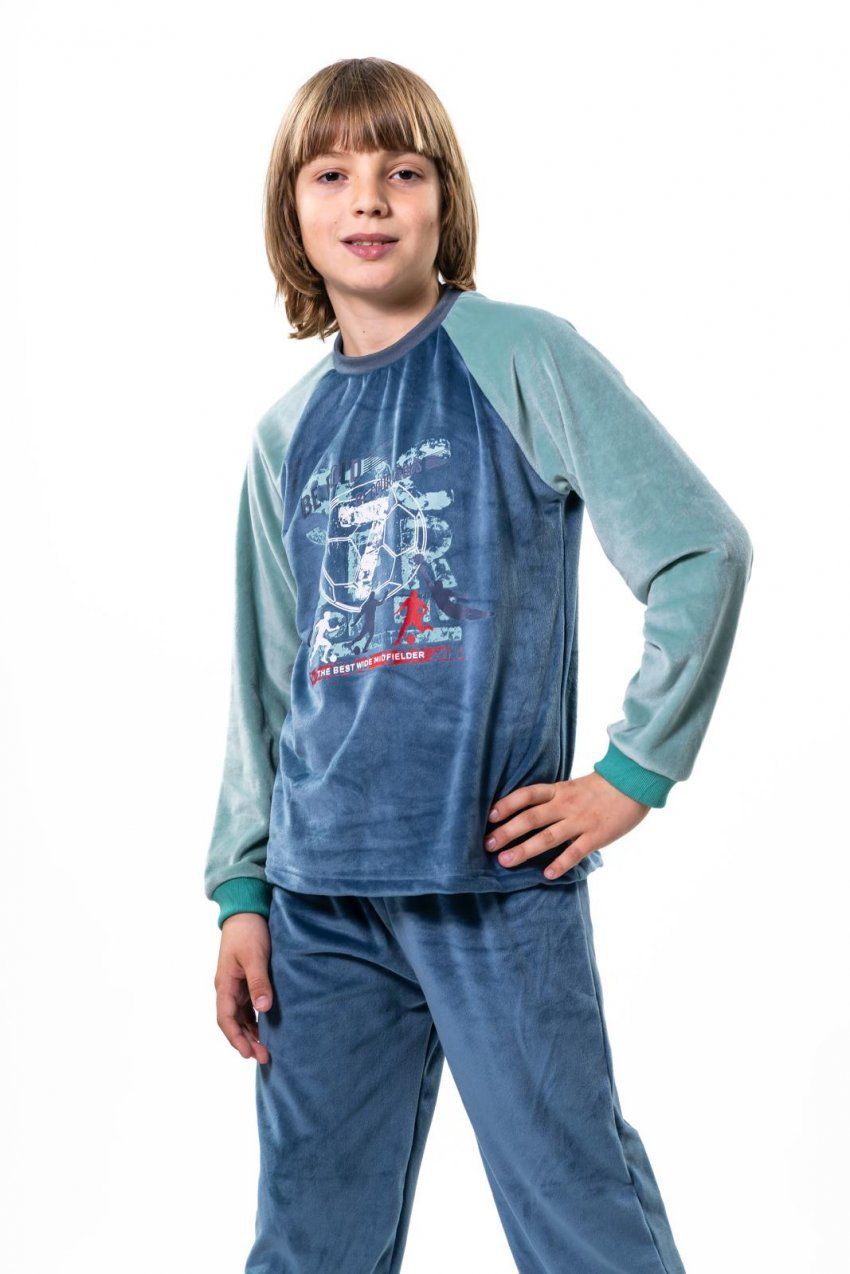 KN 356 PIJAMA NIÑO SPANDEX 8 A 16 KINANIT