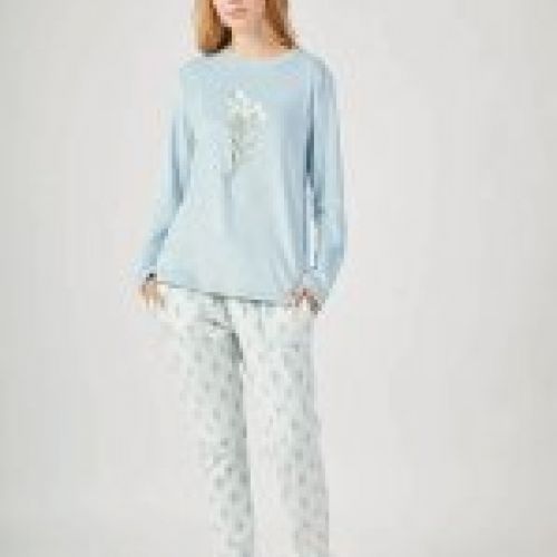 JG FP 705 PIJAMA MUJER TERCIOPELO SPANDEX JAVIER GOLMAR
