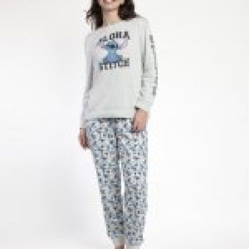 63664 PIJAMA MUJER STITCH AL POR MAYOR