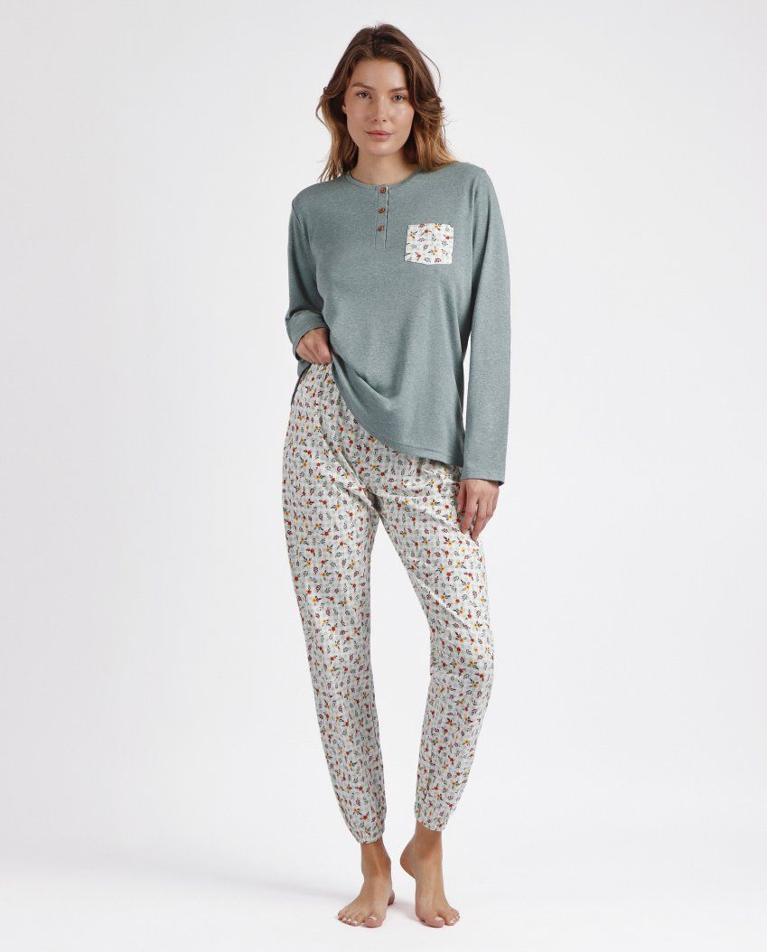 60099 pijama señora interlock admas