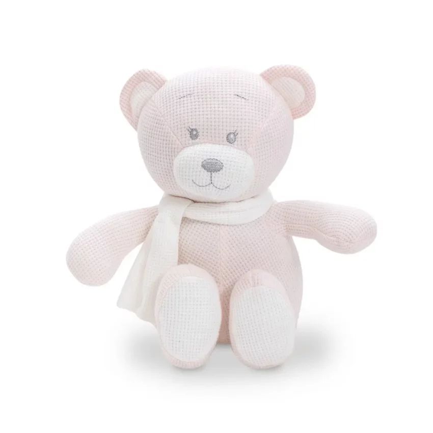 set peluche crochet oso manta estrella rosa 3 interbaby