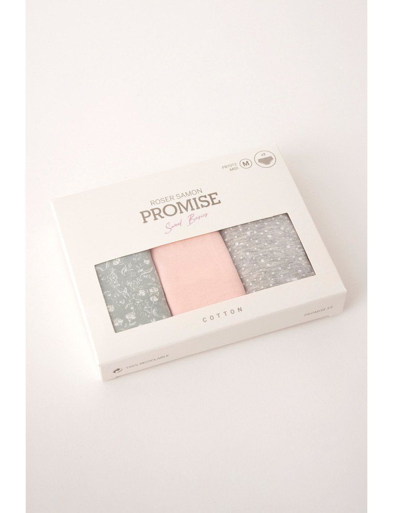 pack 3 unidades midi algodon estampadopb1012