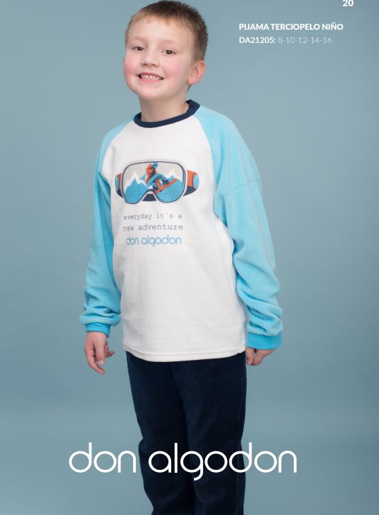 da 21205 pijama niño 8 a 16