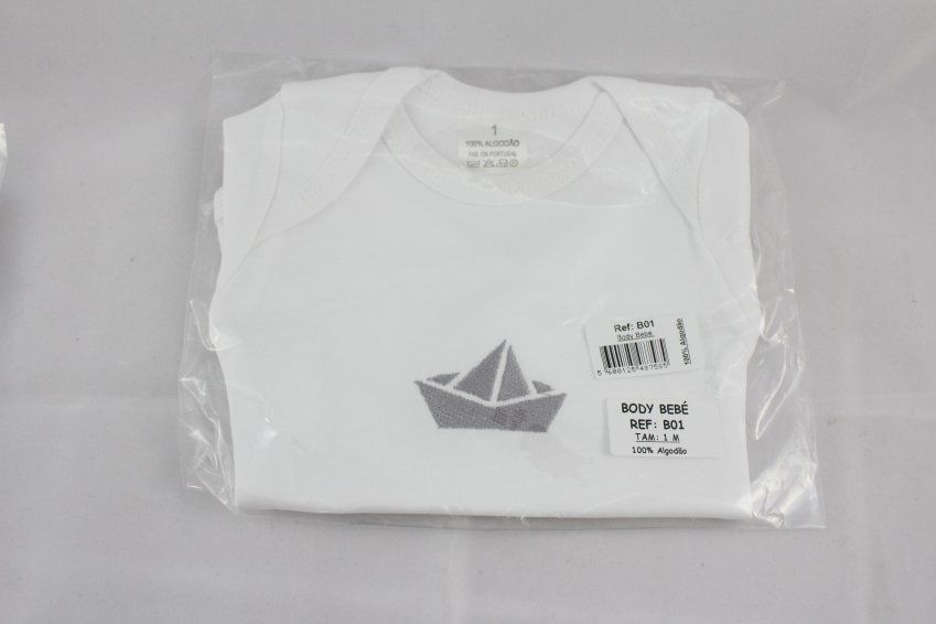 B01 BODY BEBÉ FONDO BLANCO ESTAMPADO GRIS