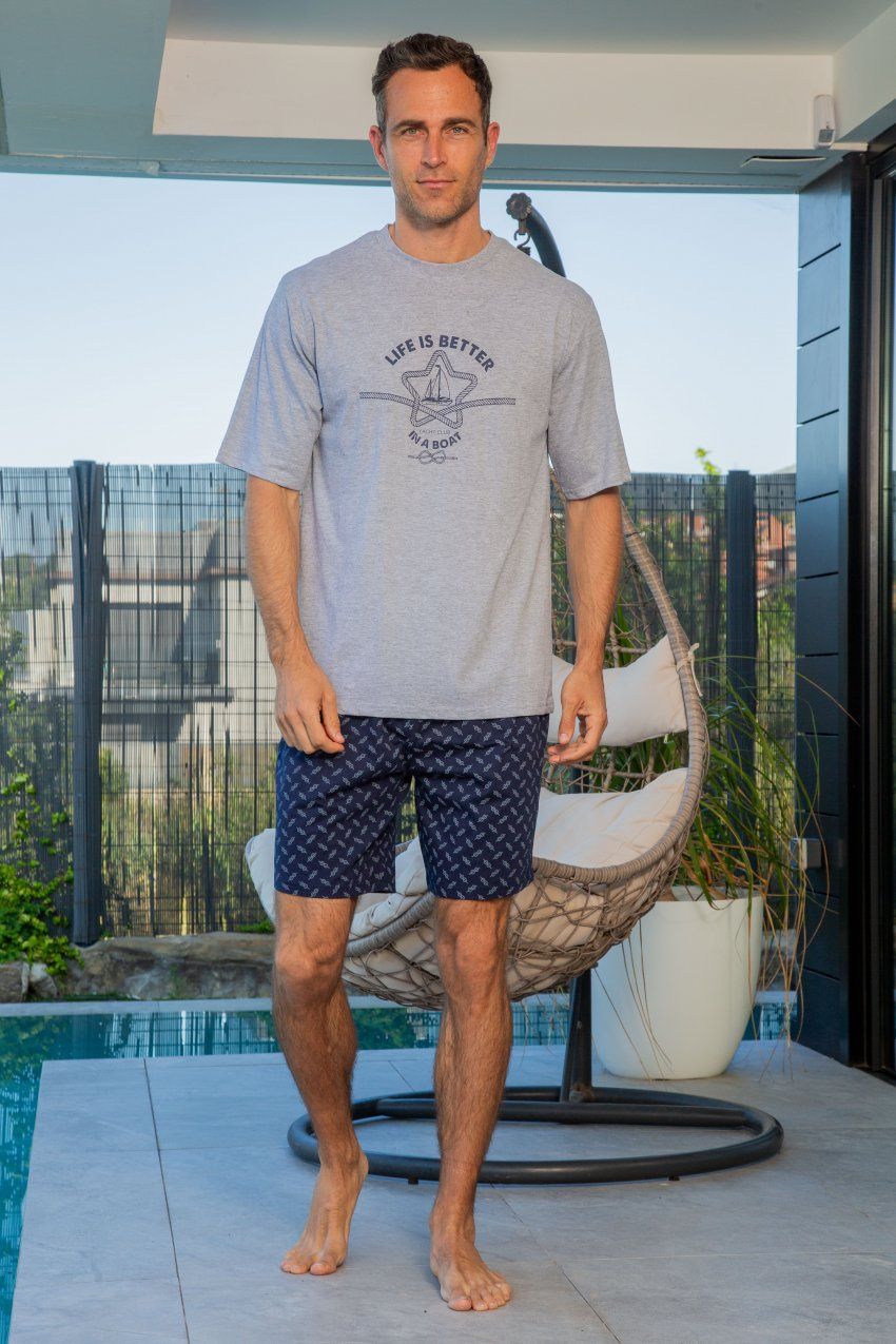 255018 PIJAMA HOMBRE MANGA CORTA VERANO MUSLHER