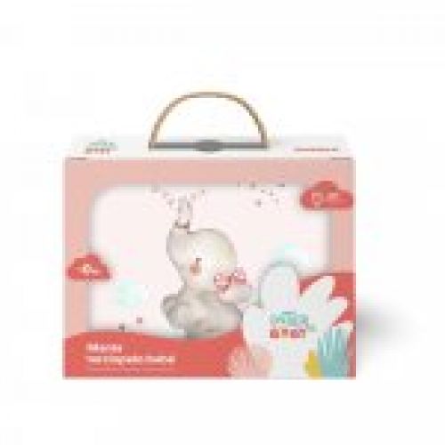 964 MANTA CUNA TERCIOPELO ELEFANTE INTERBABY  110X140