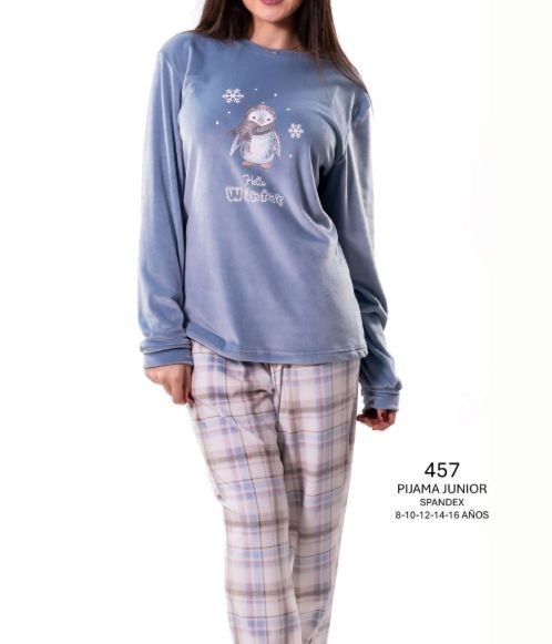 KN 457 PIJAMA NIÑA 8 A 16 KINANIT
