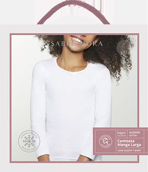 18303 CAMISETA INFANTIL MANGA LARGA YSABEL MORA