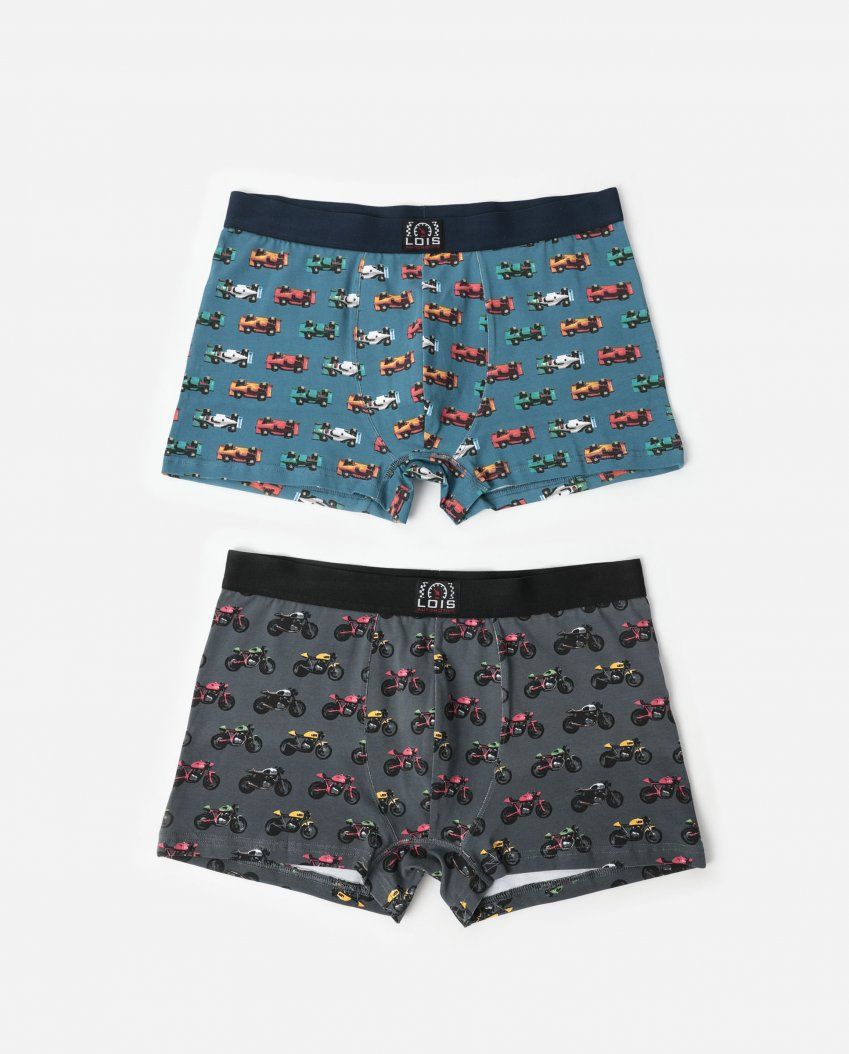 48699 BOXER HOMBRE PACK DE DOS CAJA DE REGALO DE LOIS ADMAS
