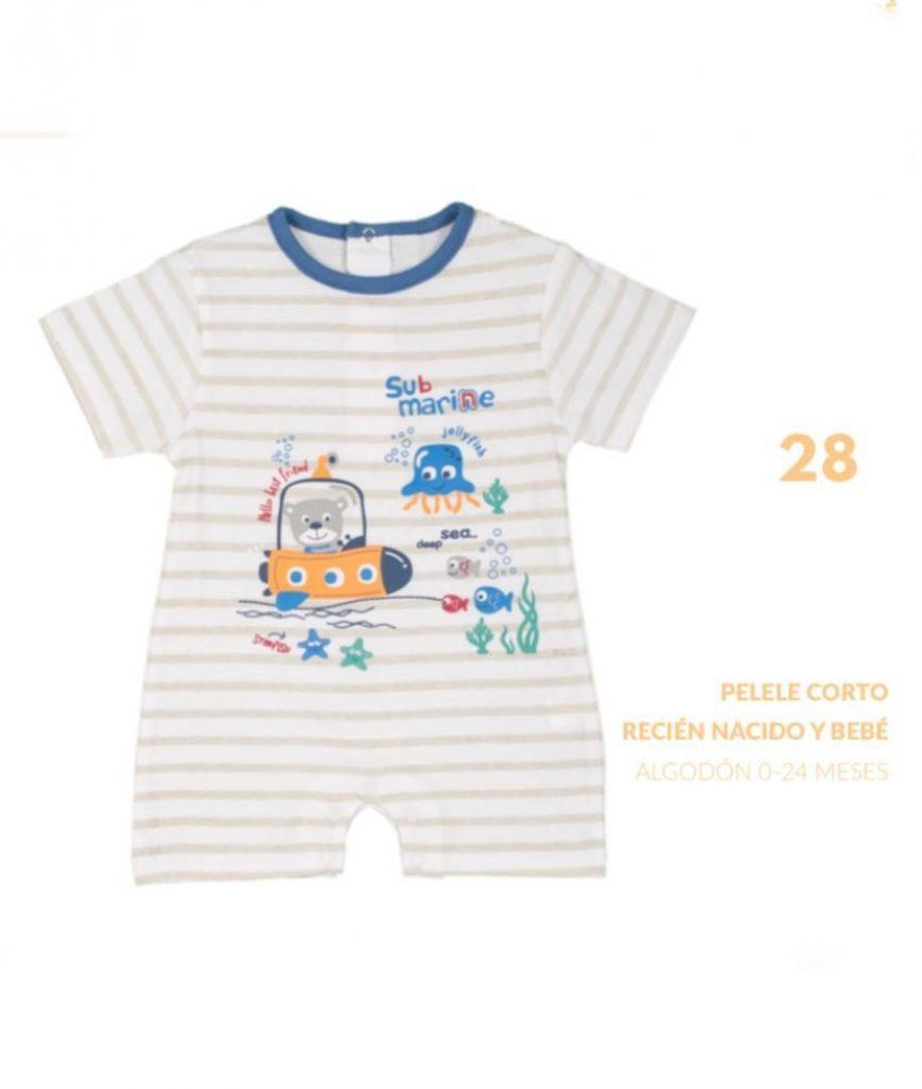 KN 28 PELELE VERAÑO  3 a 24 meses KINANIT (ALGODON)