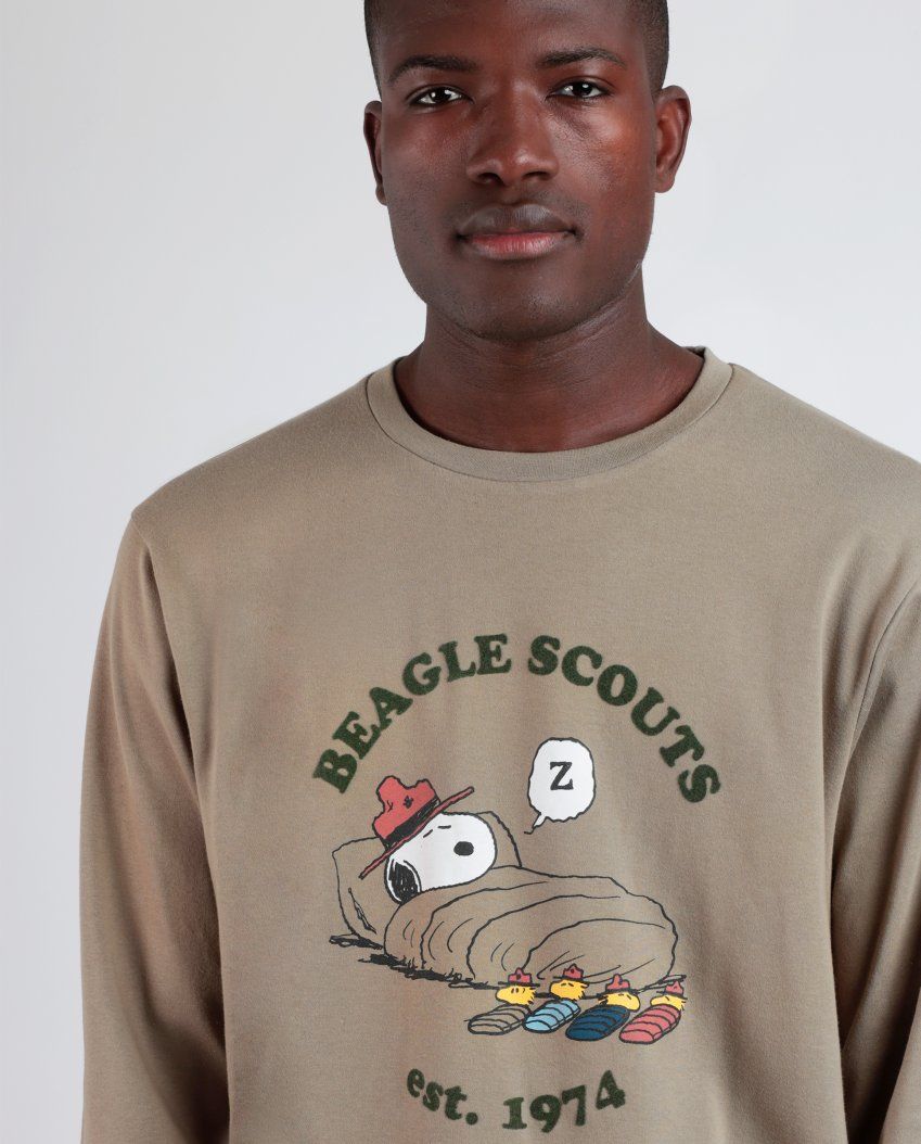 62015 PIJAMA CABALLERO 100% ALGODON  SNOOPY ADMAS