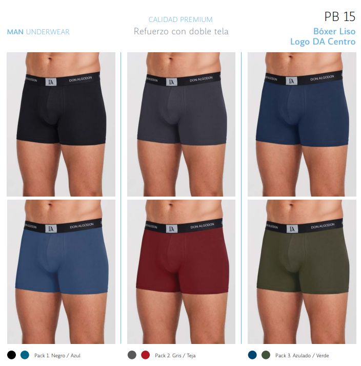 PB 15 BOXER HOMBRE DON ALGODON
