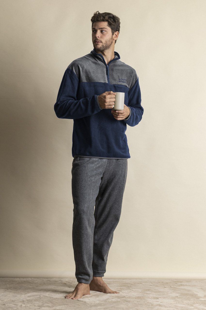 60459 PIJAMA CABALLERO  INTERLOCK  ADMAS