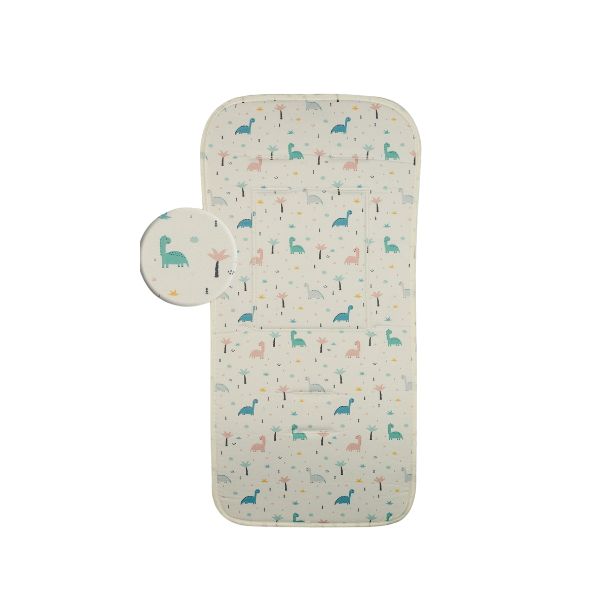 Colchoneta universal bebé Gamberritos 10990 dinosaurios con protector de arnés