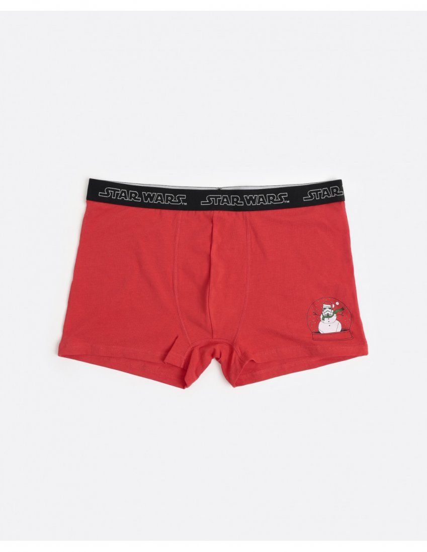 calzoncillo boxer rojo algodon star wars admas 48607
