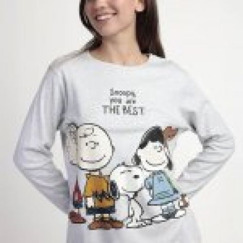 63428 PIJAMA MUJER 100% ALGODON SNOOPY ADMAS al por mayor
